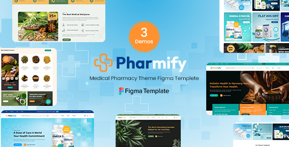 Pharmify - Pharmacy & Medical Store Figma Template