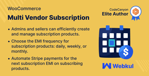 WooCommerce Multi Vendor Subscription