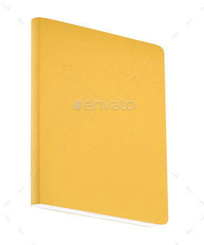yellow book isolated