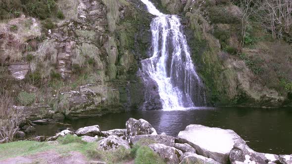 The Assaranca Waterfall in County Donegal - Ireland