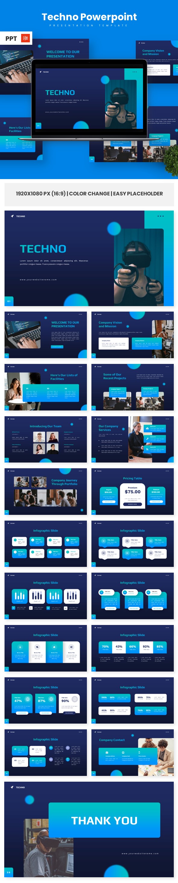 Technology PowerPoint Templates | GraphicRiver