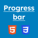 Simple to Implement Progress Bar HTML+CSS - CodeCanyon Item for Sale