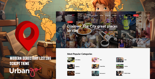 Urban – Modern Directory Listing Script Theme