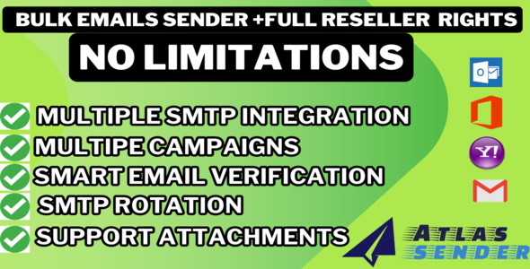 Bulk Email Sender Using  Unlimited SMTP - [ Full Resellerr Rights]