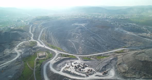 A Huge Quarry for the Extraction of Magnesite