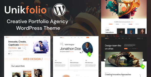 UnikFolio - Creative Agency and Portfolio WordPress Theme
