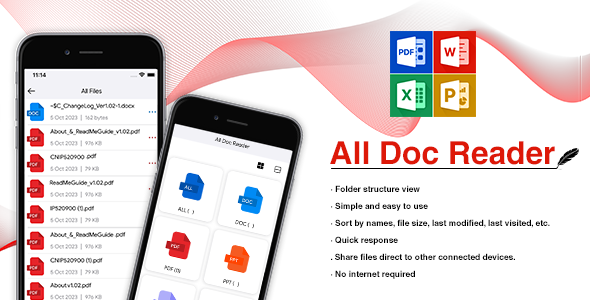 All Doc Reader & Manager | IOS | Swift | UIKIT | ADMob