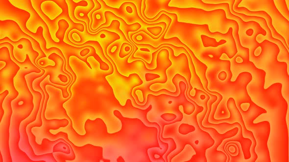 Orange yellow Liquid Waves