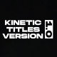 Kinetic Titles 2.0 | FCPX & Apple Motion - VideoHive Item for Sale