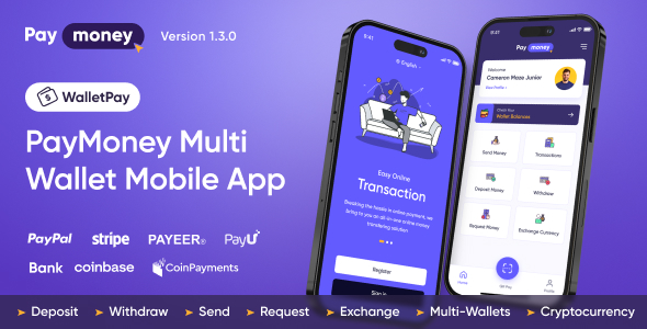 WalletPay - PayMoney Multi Wallet Mobile App