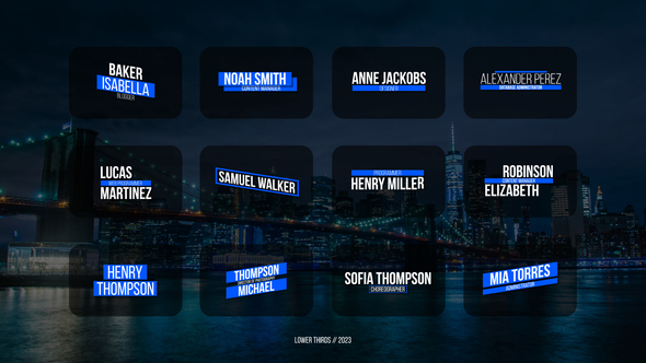 Lower Thirds 2.0 | FCPX & Apple Motion