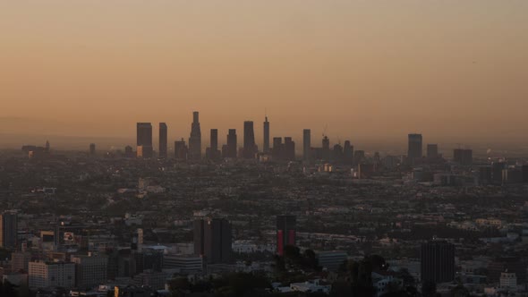 Morning timelapse in Los Angeles