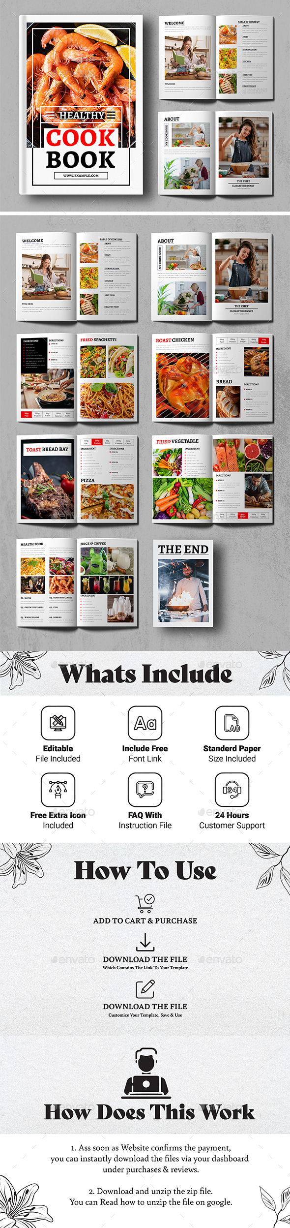 Cook Book Template