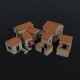 Cartoon ancient rome buildings kit - 3DOcean Item for Sale