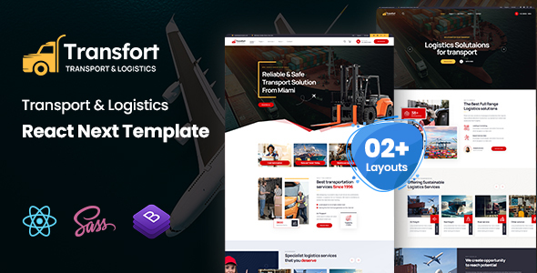 Transfort - Transport & Logistics React Template