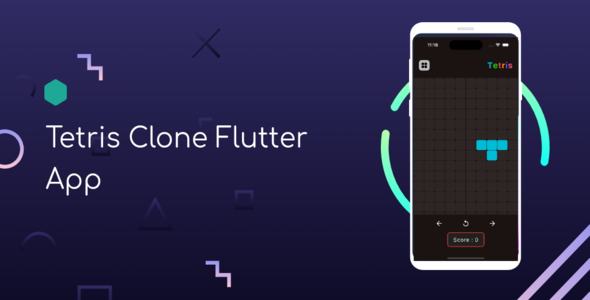 Tetris Clone Flutter App