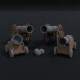 Cartoon medieval cannon Polygonal Style - 3DOcean Item for Sale