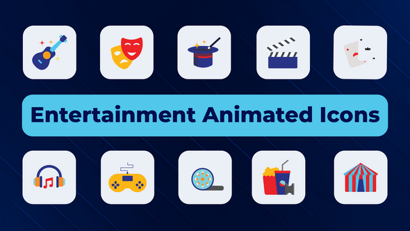 Entertainment Animated Icons