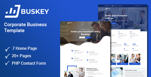Buskey - Corporate Business Template