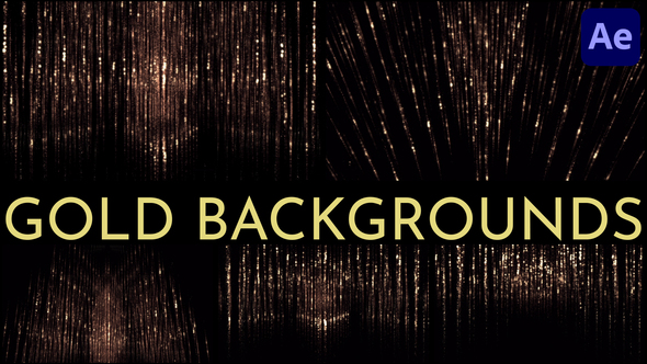Gold Backgrounds for After Effects alt