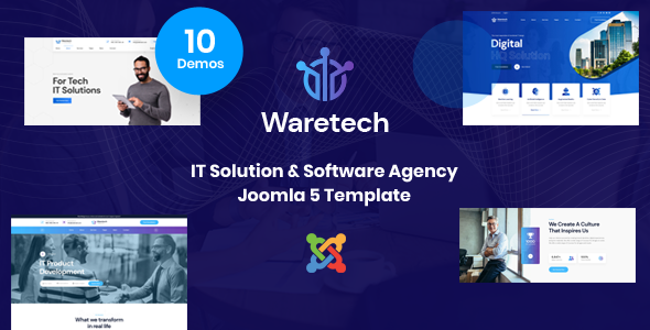 Waretech - Joomla 5 IT Solutions & Technology Template