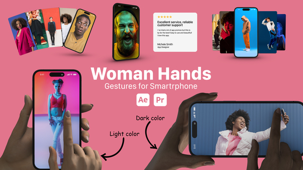 Woman Hand Gestures for Smartphones