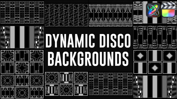 Dynamic Disco Backgrounds for FCPX alt