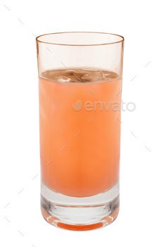 Fresh juice in glass