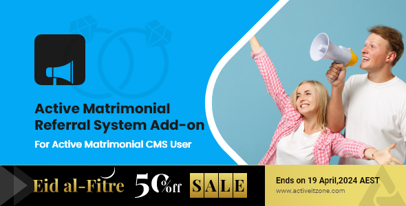 Active Matrimonial Referral System add-on