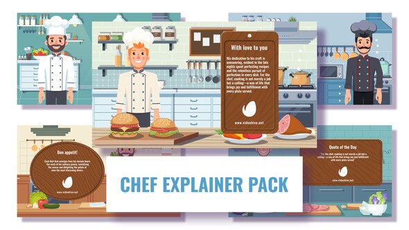 5 Concepts Flat Character Cook in Kitchen