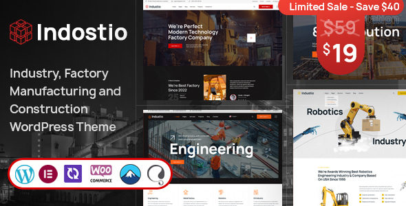Indostio - Factory and ManufacturingTheme