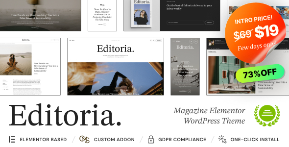 Editoria - Viral Magazine & NewspaperTheme