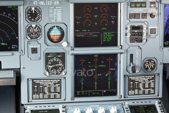 Aircraft cockpit dashboard