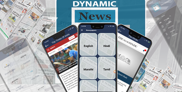 All In One Dynamic News Papers (Supported android 14 and SDK 34)