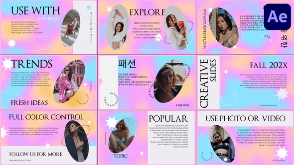 Holographic Creative Slides for After Effects alt