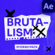 Brutalism Promo Stories Pack - VideoHive Item for Sale