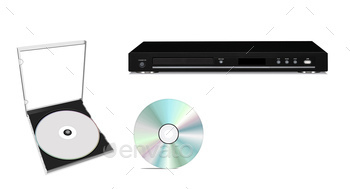 DVD player with cd disk