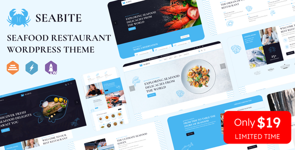 Seabite - Seafood RestaurantTheme