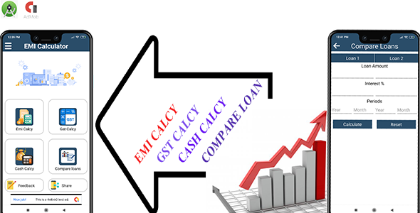 EMI Calculator and GST Calculator (Supported android 14 and SDK 34)