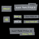 Duct Tape Titles Pack - VideoHive Item for Sale