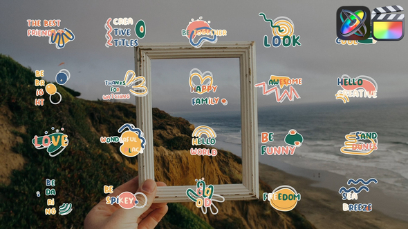 Abstract Colorful Titles for FCPX alt