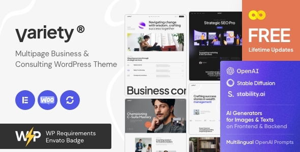 Variety — Multipage Business & ConsultingTheme