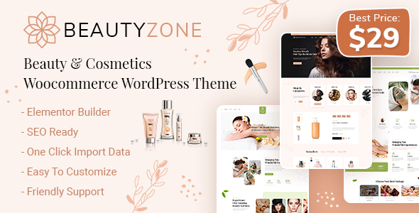BeautyZone - Beauty & CosmeticsWoocommerceTheme