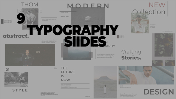 Typography Slides | MOGRT