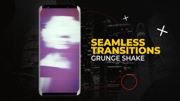 Vertical Grunge Shake Transitions