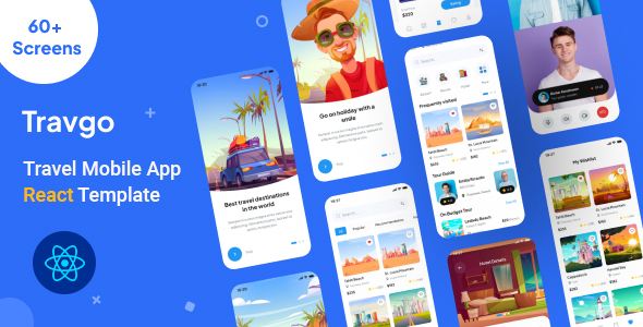 Travgo - Travel Mobile App React Template