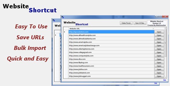 Website Shortcut Tool - Link Manager