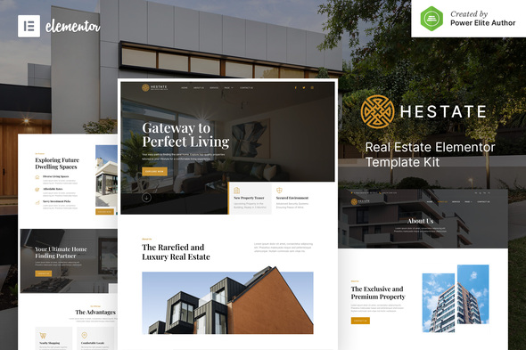 Hestate – Real Estate Elementor Template Kit