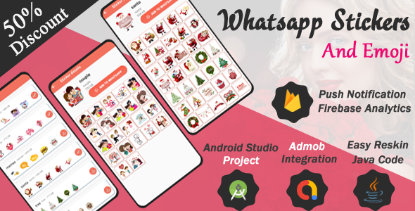 Whatsapp Stickers and Emoji And full Admob Integration