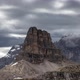 Time Lapse Cloudscape Pass Over Torre dei Scarperi Mountian in Dolomites Italy - VideoHive Item for Sale